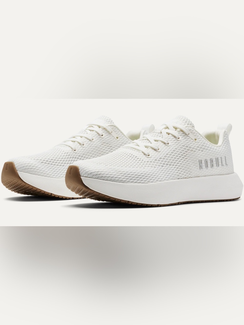 NOBULL Trainer in White with Gum Sole M5.5 W7 - Picture 2 of 8